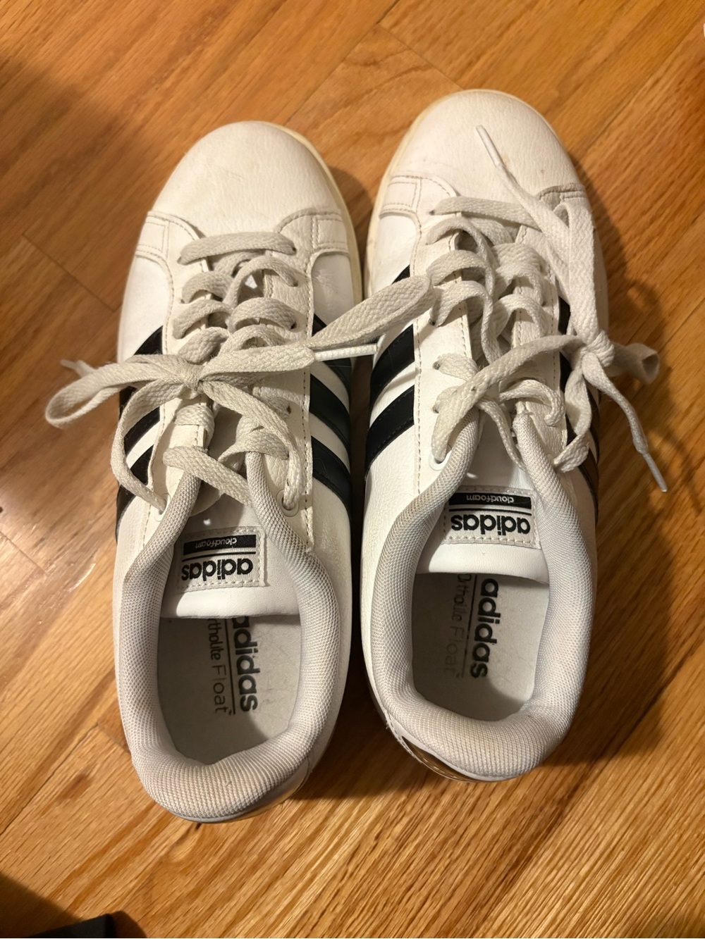 adidas White and Black Low-Top Sneakers